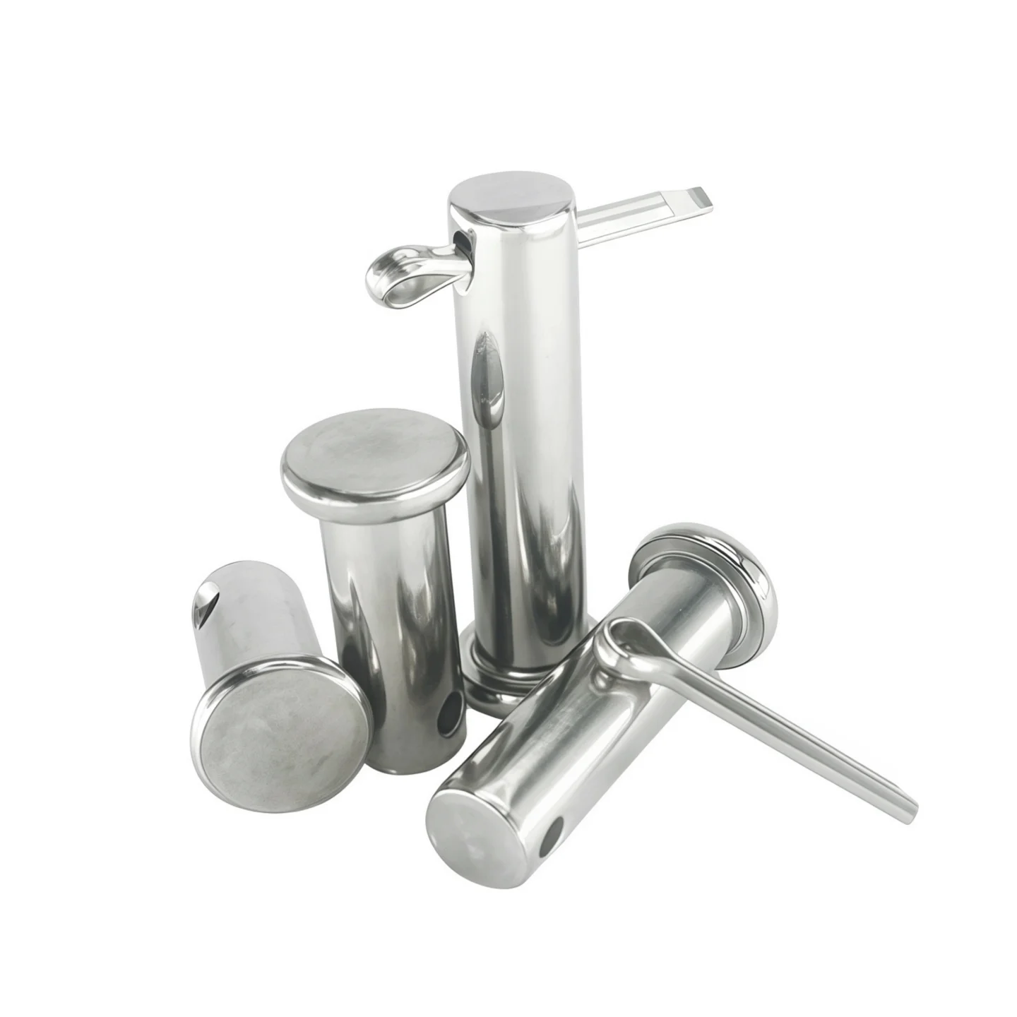 M3 M4 M5 M6 M8 M10 M12 304 Stainless Steel With Hole Pin Shaft Cotter Pin Set GB882 Flat Head Cylindrical Pin