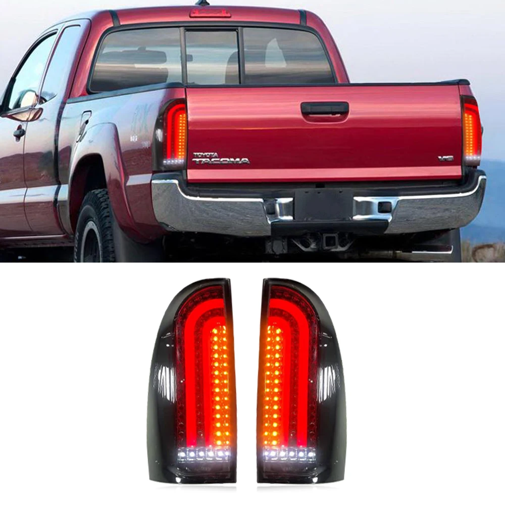 Car LED Rear Brake Lamp Tail Light Assembly Turn Signal Lights For Toyota Tacoma Pickup 2005 - 2015