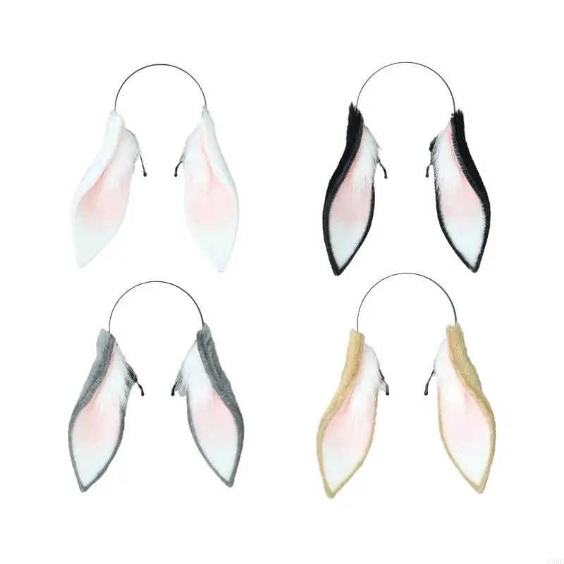 

39BB Hare Cosplay Accessories Party Costume Sexy Rabbit Headband Animation Hair Hoop for Masquerade ComicCon