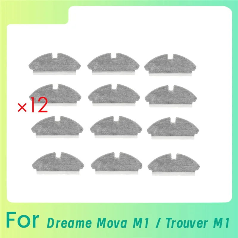B47B-12 قطعة لـ Dreame Mova M1 / Trouver M1 خرقة نظافة أجزاء استبدال ملحقات فائقة التحمل