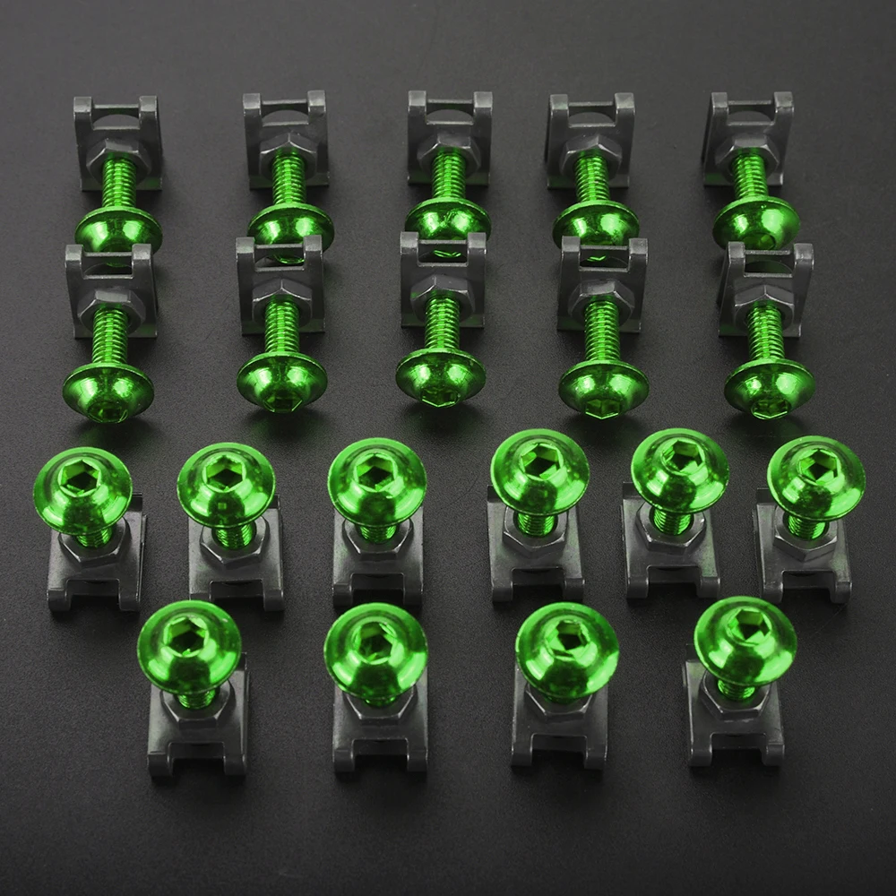 Motorcycle Fairing Bolts Nuts Kit Body Fastener Clips Screw Nuts For Suzuki SV1000/S SV400 SV650 A S F X TL1000S TL1000R VL150