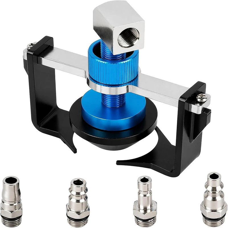 Universal Brake Bleeding Adapter 22-58mm Brake Fluid Reservoir Wrench 4 Quick Couplings for Buick Chevrolet Mazda Honda Toyota