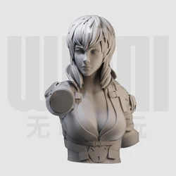 1/10 bust GK resin white mold handmade model