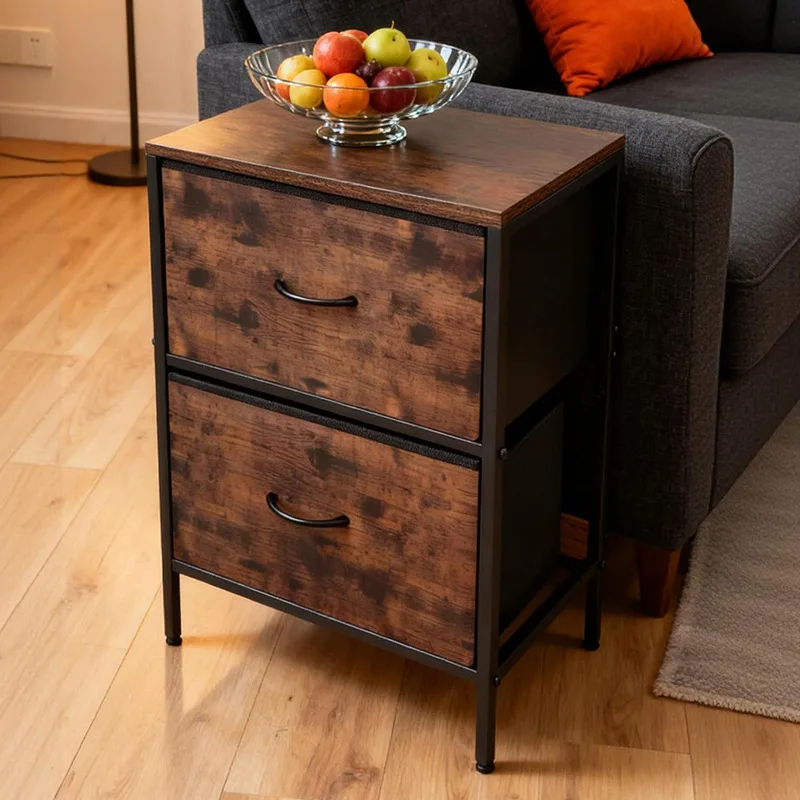 

Sofa Side Cabinet Storage Locker Bucket Cabinet Bedroom Bedside Table Simple Furniture