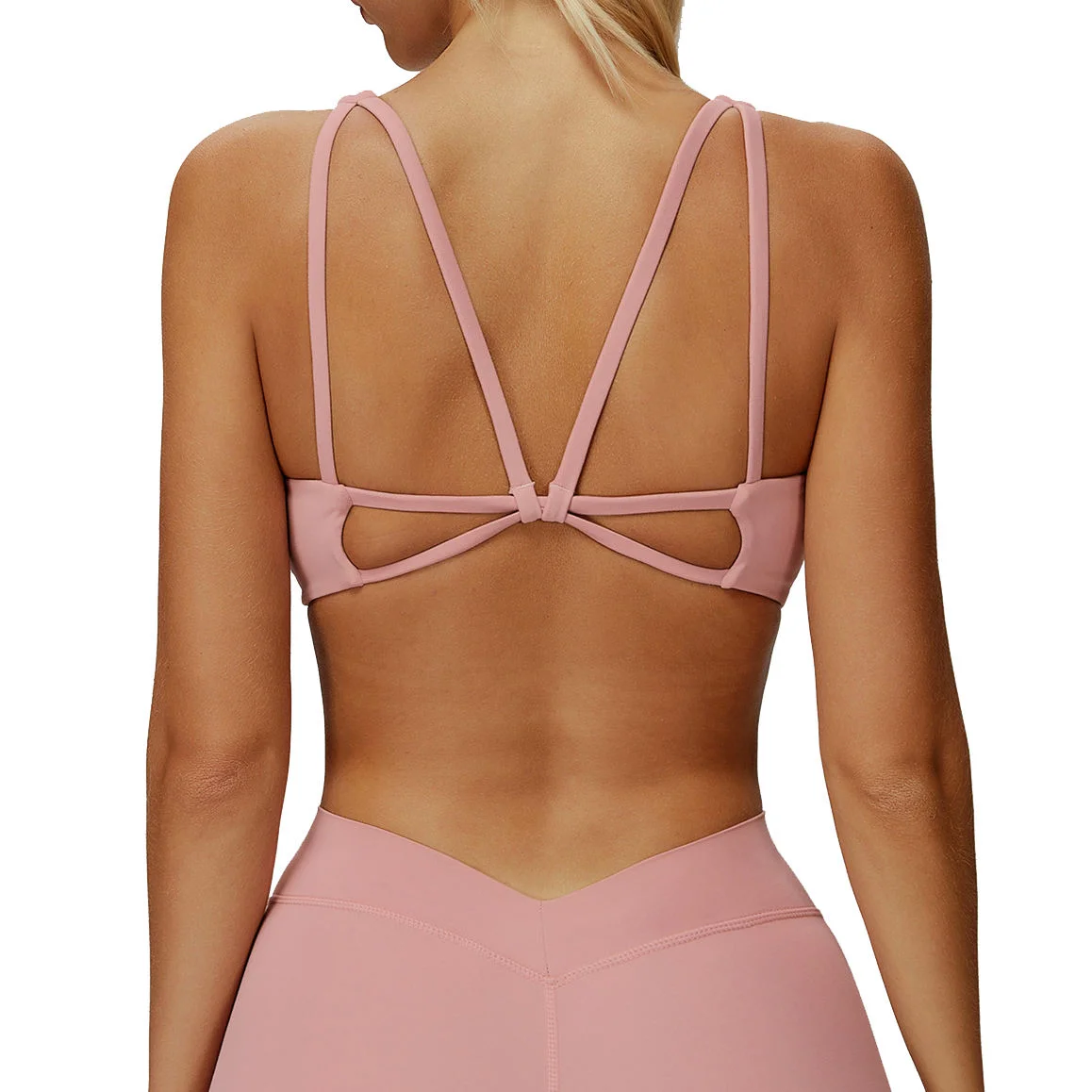 

Женский легкий дышащий спортивный бюстгальтер с перекрестной спинкой на бретелях для йоги, бега, фитнеса, топ для тренировок в тренажерном зале