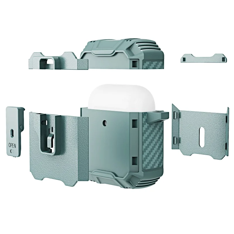 غطاء قفل أوتوماتيكي لأجهزة AirPods Pro 2 حافظة لأجهزة AirPods Pro3 2025 حافظة لأجهزة Airpods 2 1 لملحقات سماعات الأذن Airpods 4 3rd 2021