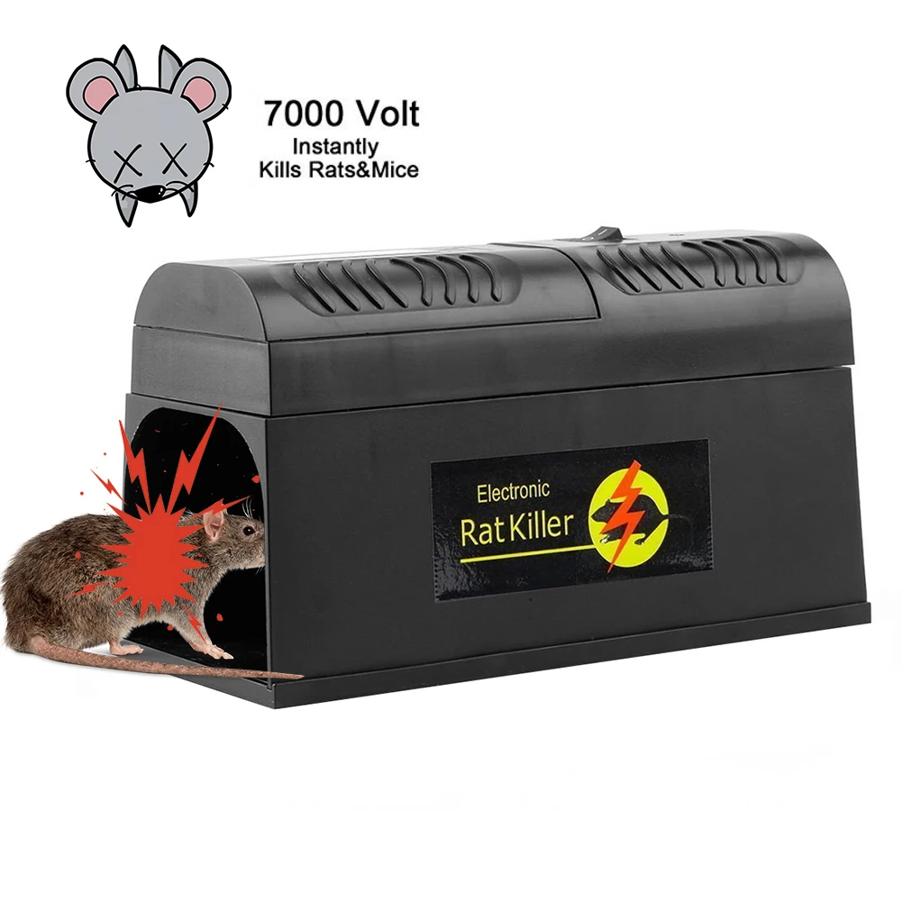 

Electric Mouse Killer Electric Rat Trap Mouse Killer Indoor Mouse Repeller Mouse Repeller Intelligent High Voltage Trigger