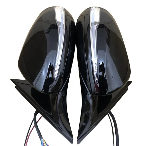 Glossy Black Car Side Door Mirror Fit for Mercedes Benz W213 E Class E300 E350 E63