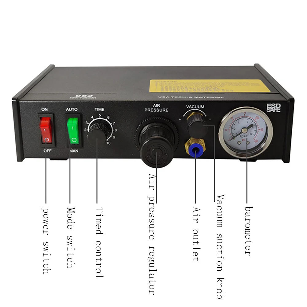 982A Semi-automatic dispenser Glue epoxy resin Dispenser Machine Paste Liquid Controller