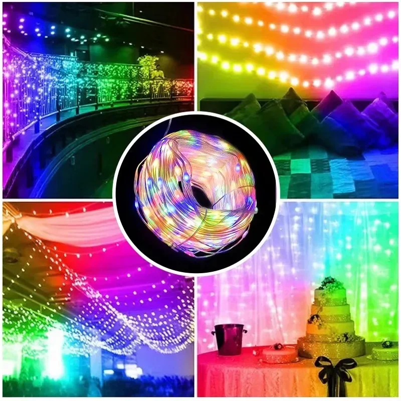 방 장식 5050 RGB LED 스트립, USB 스마트 네온 LED 테이프, 음악 게임 파티 바 조명, 접착식 LED 리본, 다채로운 얼음 램프, 5V