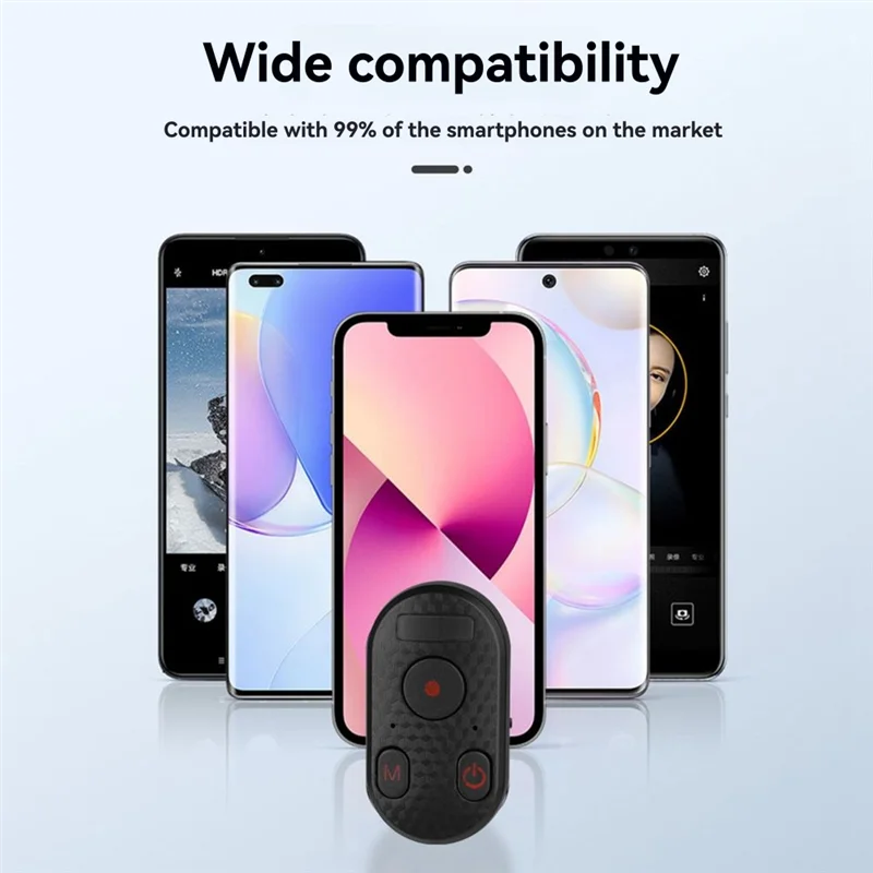 L62A بلوتوث للتحكم عن بعد للكاميرا 65Ft المدى مصراع الزناد آيفون 12-16 برو ماكس ، ل Gopro 8-12 ، أندرويد