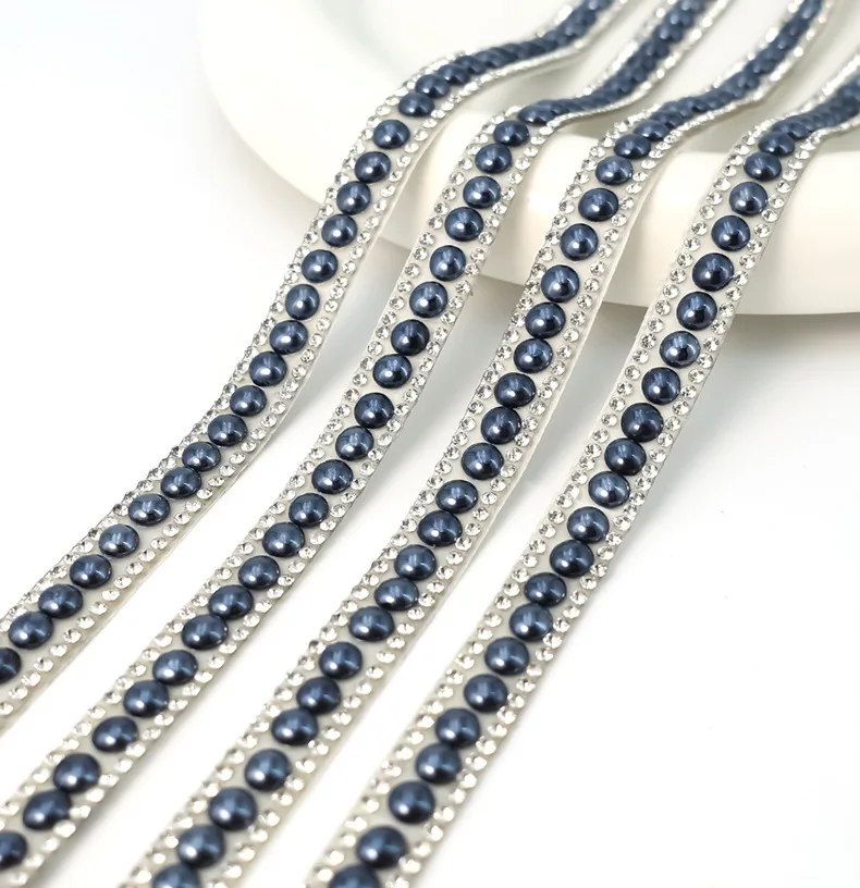 10 Yards Strassbänder, selbstklebend, glitzernd, Kristall, Diamant, DIY, Kunst, Auto, Hochzeit, Party, Festlichkeit, Geschenk, Dekoration, Perlenrolle – Detail 7