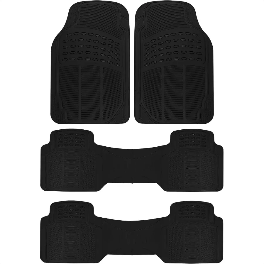 3Row ProLiner الأصلي الثقيلة 4 قطعة الحصير المطاطية الأمامية والخلفية لسيارة SUV فان يناسب مركبات الصف الثالث جميع الأحوال الجوية #1