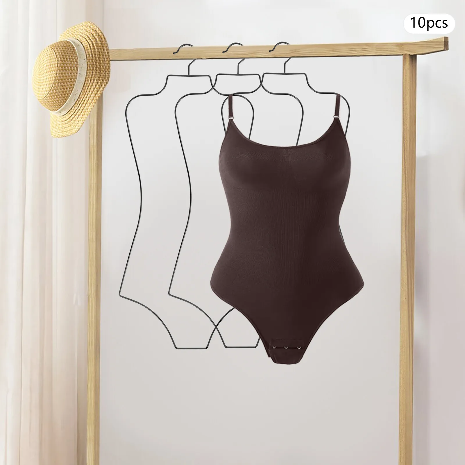 

Swimsuit Display Hangers, Black 10PCS Body Shape Hangers, Swimsuit Hangers NEW