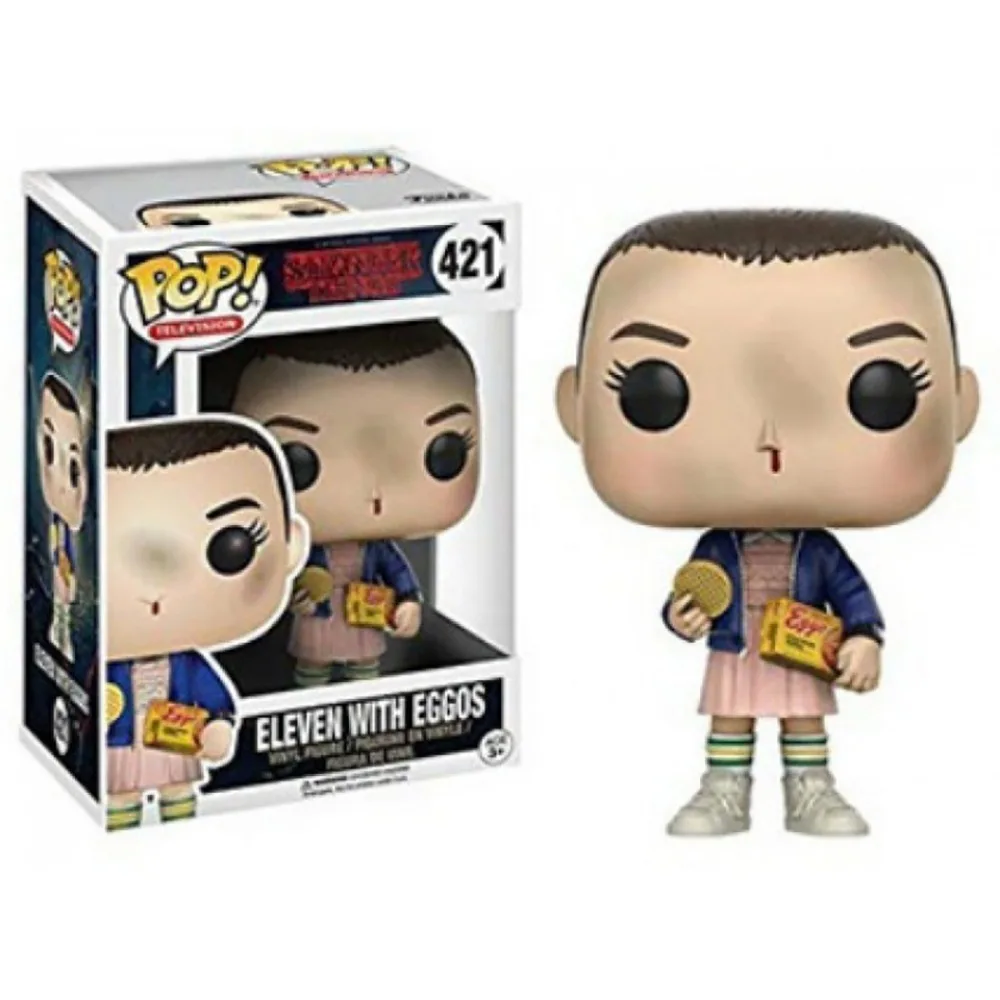 FUNKO POP Toy Figures Popular Stranger Things Characters Action Toys Exquisite Doll Models Collection Christmas Children's Gifts