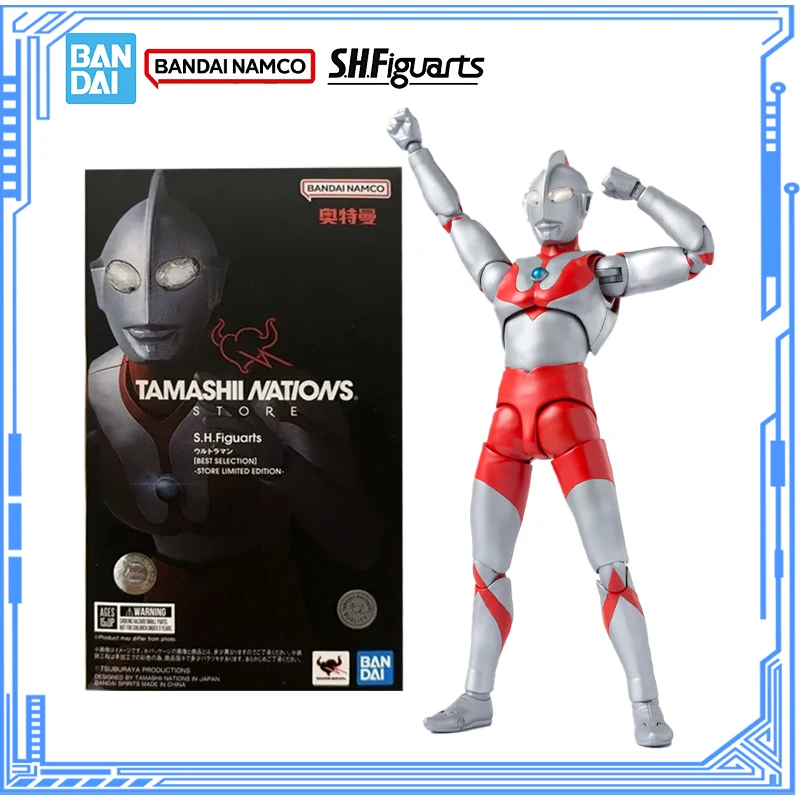 

Bandai натуральная модель Ultraman, комплект аниме-фигурок SHF Ultraman TNT, аниме-фигурка, коллекционная модель для детских игрушек, подарки
