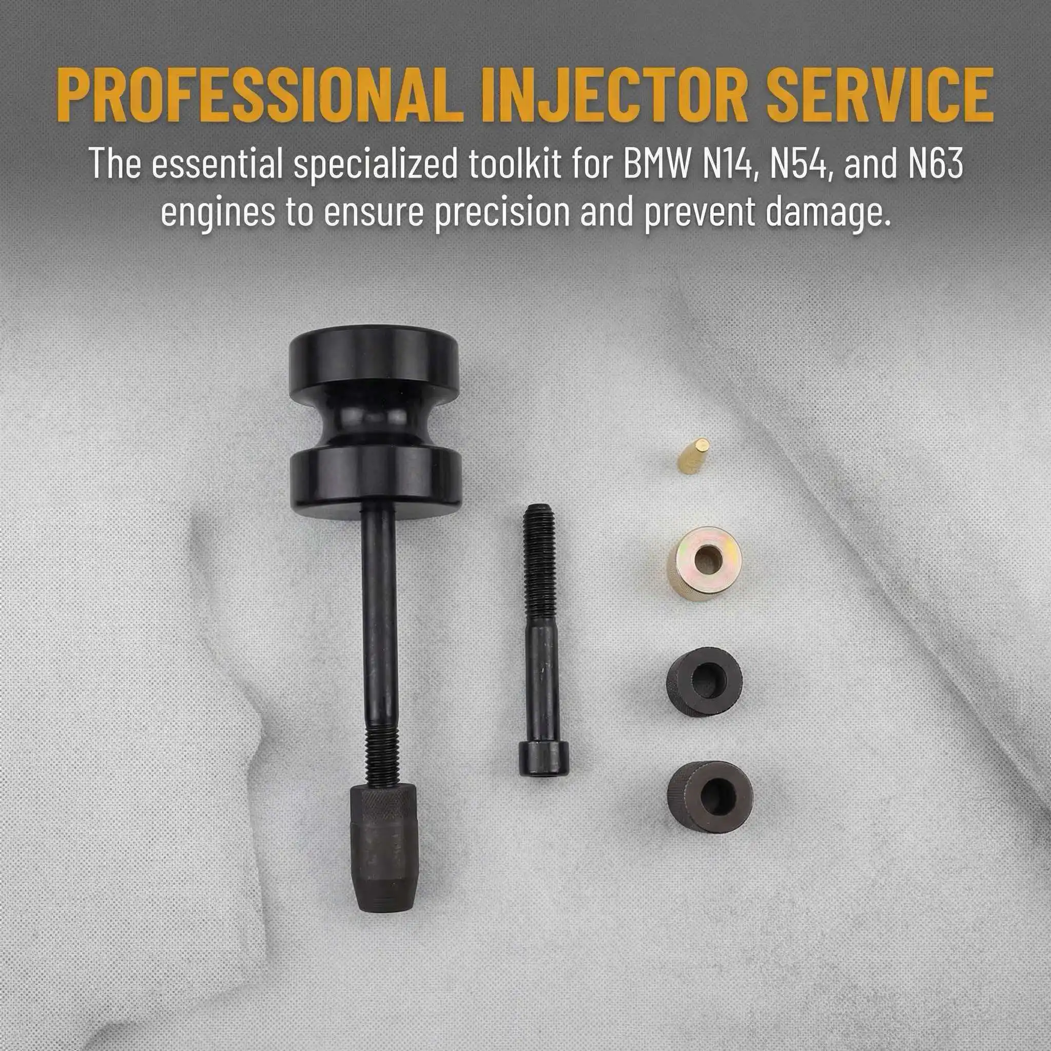 

Injector Puller Extractor & Teflon Seal Installer Set for BMW N14 N18 N54 N63 Engines