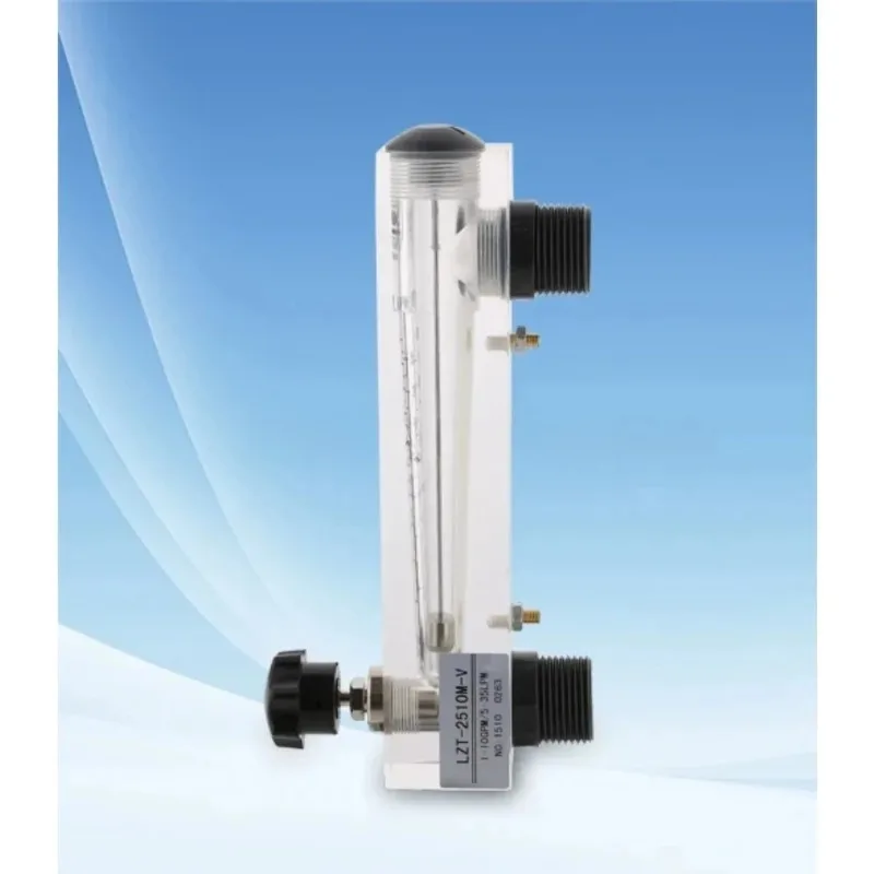 LZT-2510M-V panel type flow meter with 10GPM flow meter with valve flow meter