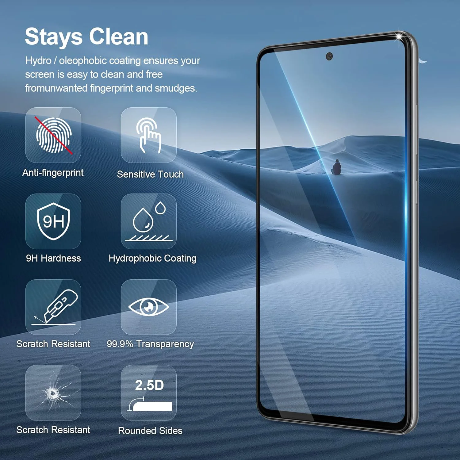 2 قطعة 99D الزجاج المقسى لسامسونج غالاكسي S25 S24 الترا S23 FE HD حامي الشاشة فيلم لسامسونج S22 S21 FE S20 الزجاج الكامل