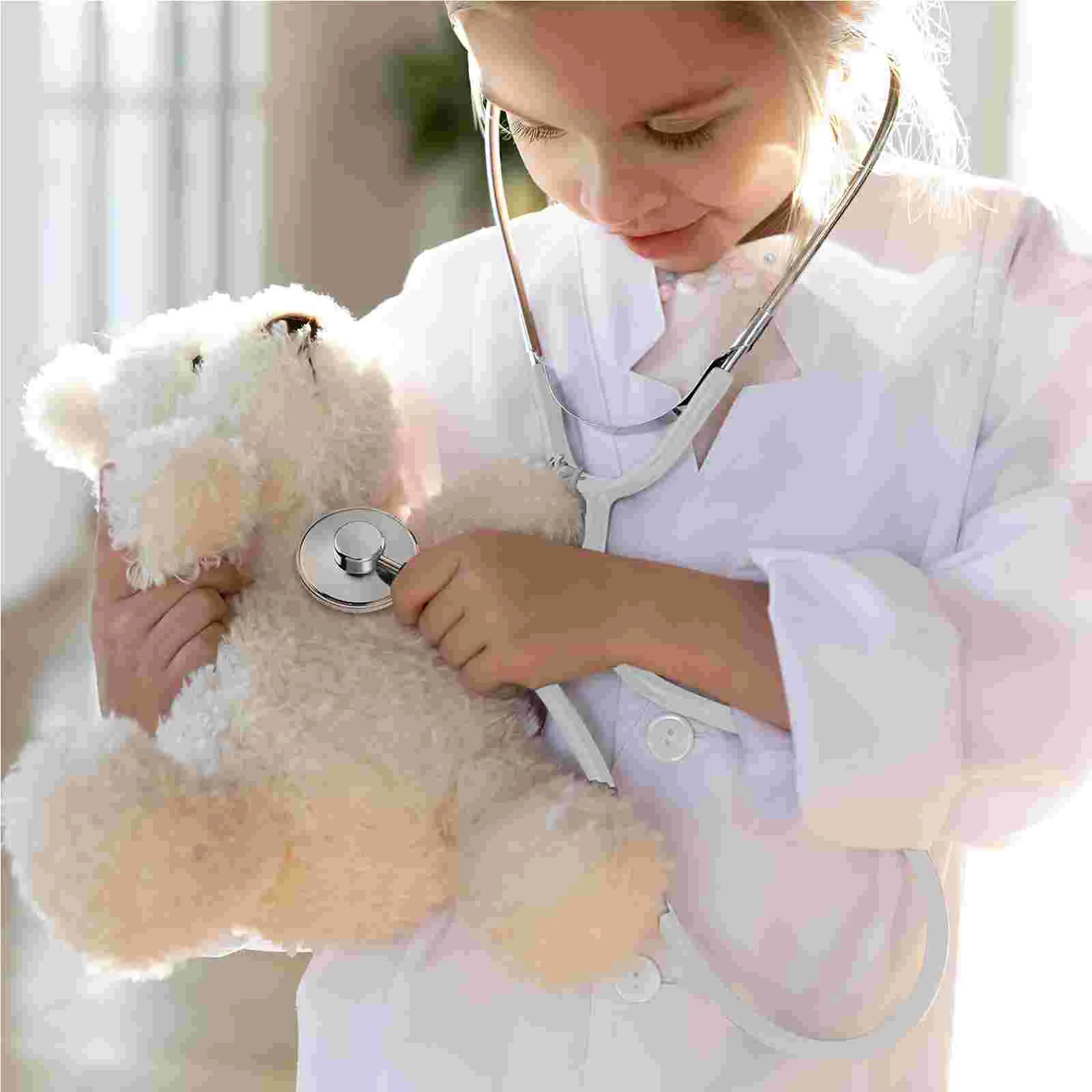 Simulated Stethoscope Props Kids Doctor Playset Children for False Nurse Childrens Toys