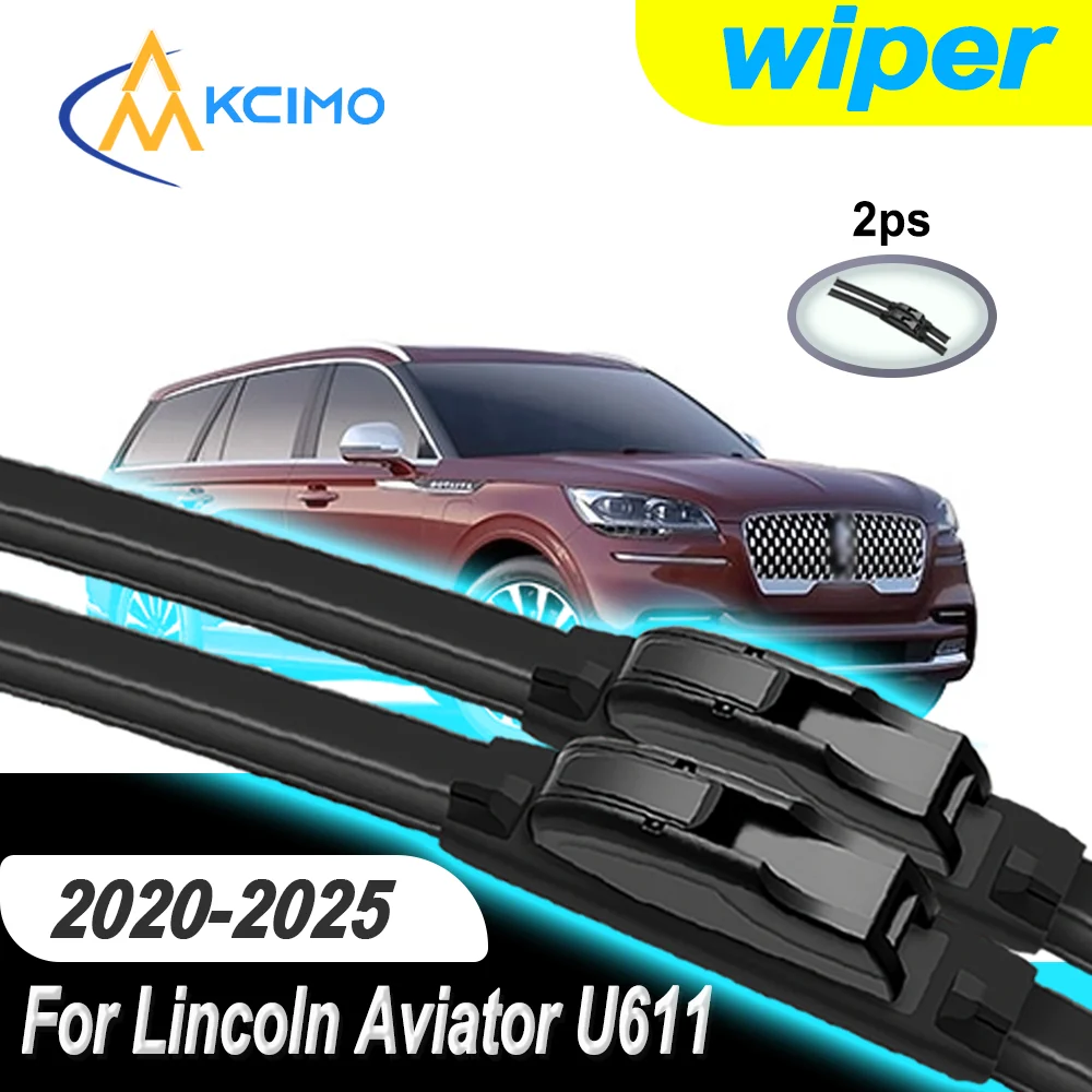 

Premium Wiper Blades For Lincoln Aviator U611 2020-2025 2PCS Frameless Silent Windshield Wipers OE Style