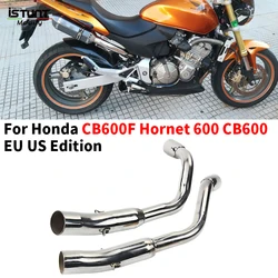 Slip On For Honda Hornet 600 Exhaust Mid Pipe 50.8 mm CB600F Hornet EU US Edition Stainless Steel Modified Rear Exhaust Pipe