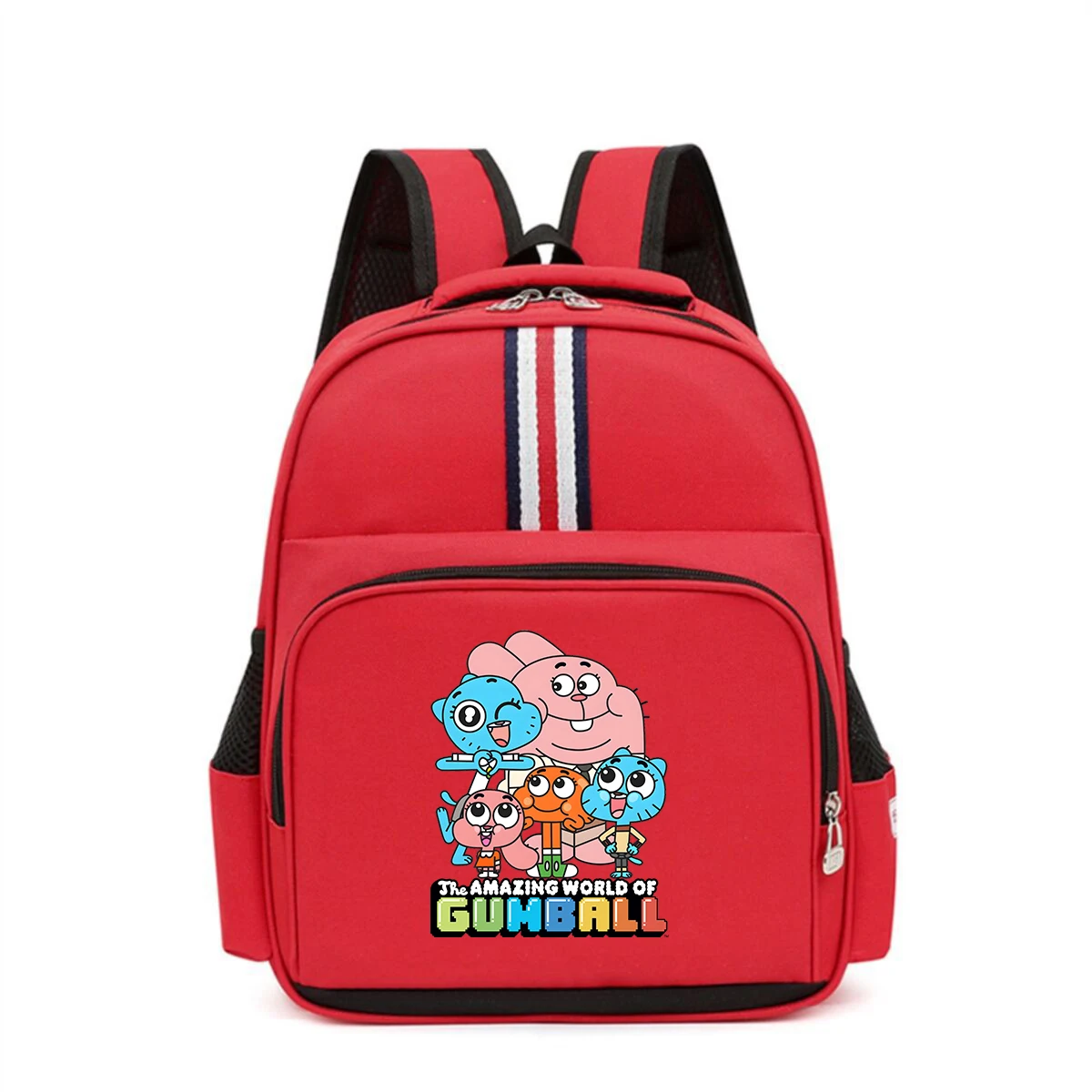 The Amazing World of Gumball Backpack Boy Girl Cartoon Schoolbag Student Large Capacity Storage Bags Kids Book Bag Birthday Gift