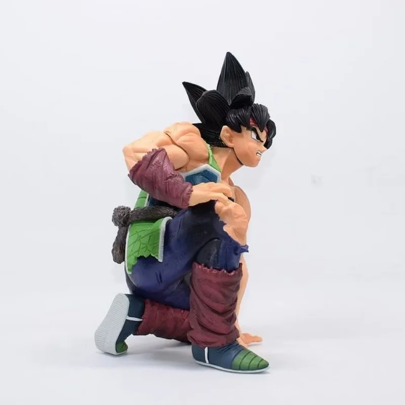 Dragon Ball Super Anime BWFC SMSP agachado Bardock Super Saiyan Figura Ornamento Coleção Presente