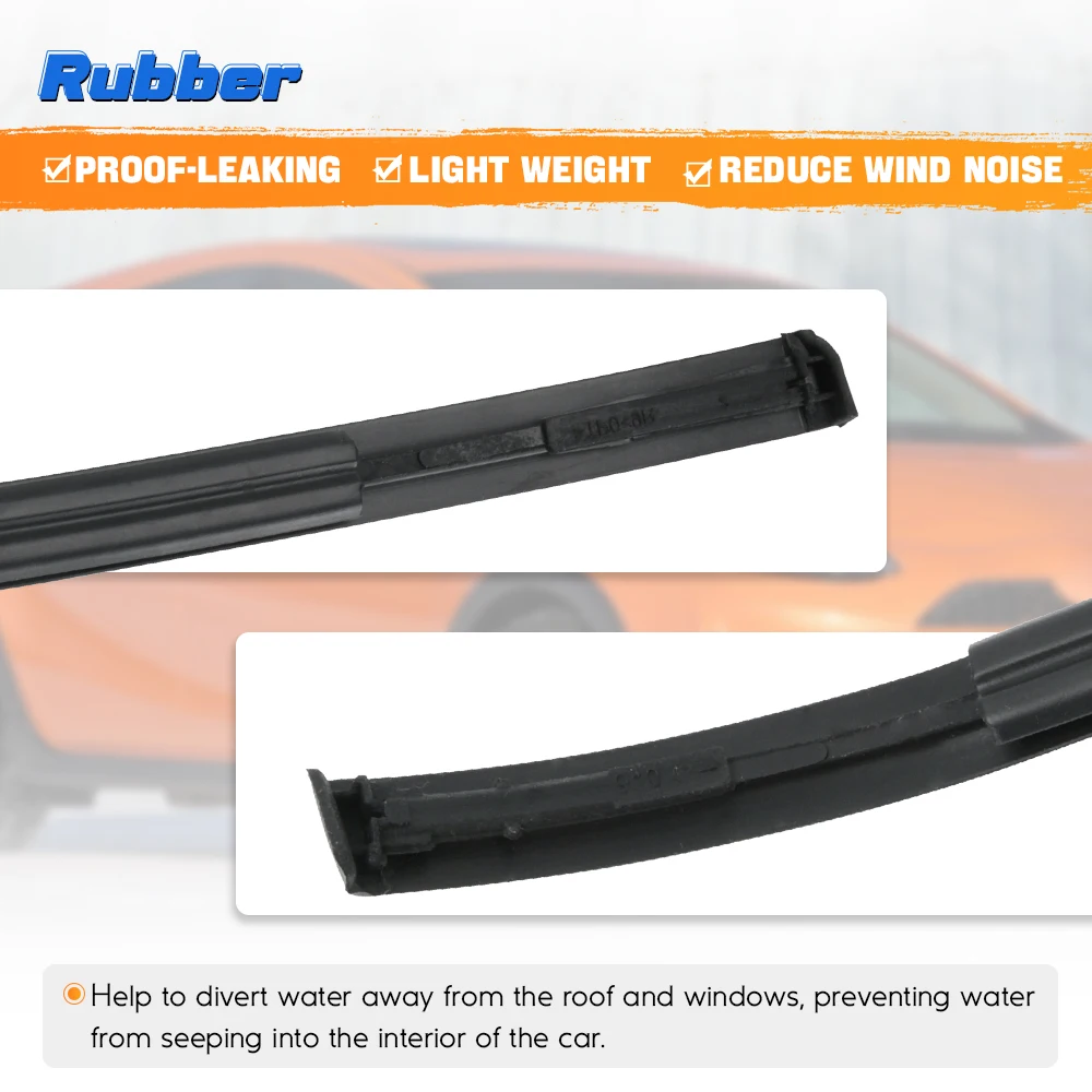 Left & Right Side Roof Molding For 12-19 Toyota Prius C For 1.5L L4 Engine 75552-52190/ 75551-52210/ 7555252190/ 7555152210