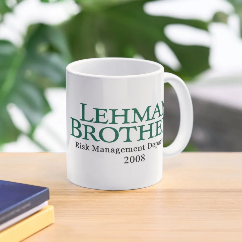 Lehman Brothers Risk Management 2008 Fin  Mug Simple Cup Tea Gifts Coffee Photo Drinkware Image Picture Printed Design