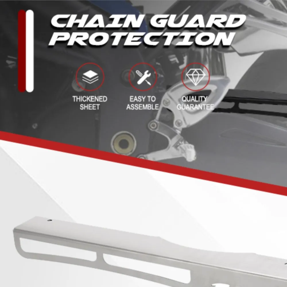 For Speed Triple 1050 2005 2006 2007 2008 2009 2010 Motorcycle Rear Wheel Sprocket Cover Chain Guard Protector Trim Panel