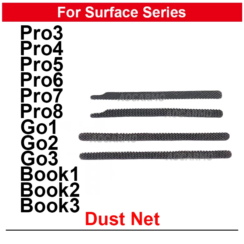

Для Microsoft Surface Pro 4 5 6 7 8 Pro3 GO1 Go2 Go3 Book 2 3 15 "13,5" Pro4 Pro5 Динамик Замена сетки от пыли