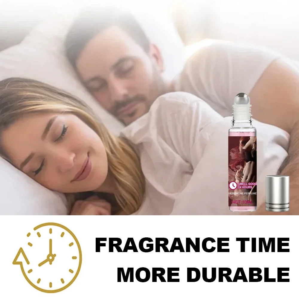 Perfume de feromona para homens e mulheres, fragrância duradoura, óleo essencial, flerte sexual