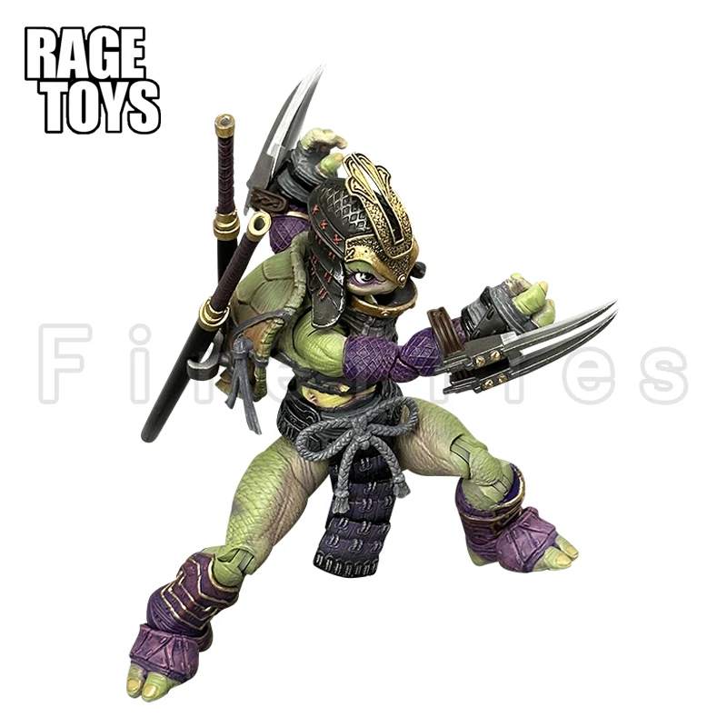 [الطلب المسبق] 1/12 7 بوصة ألعاب الغضب عمل الشكل السلاحف البنفسجي قرمزي أنيمي لعبة مجسمة