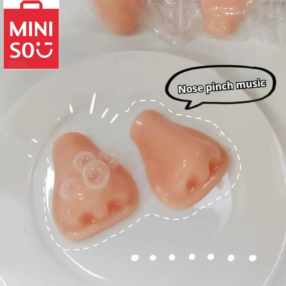 

Funny Human Nose Shape Squeeze Toys Super Soft Simulated Nose Pinching Toy Creative Stress Relief Toy Prank Nose Game for kids