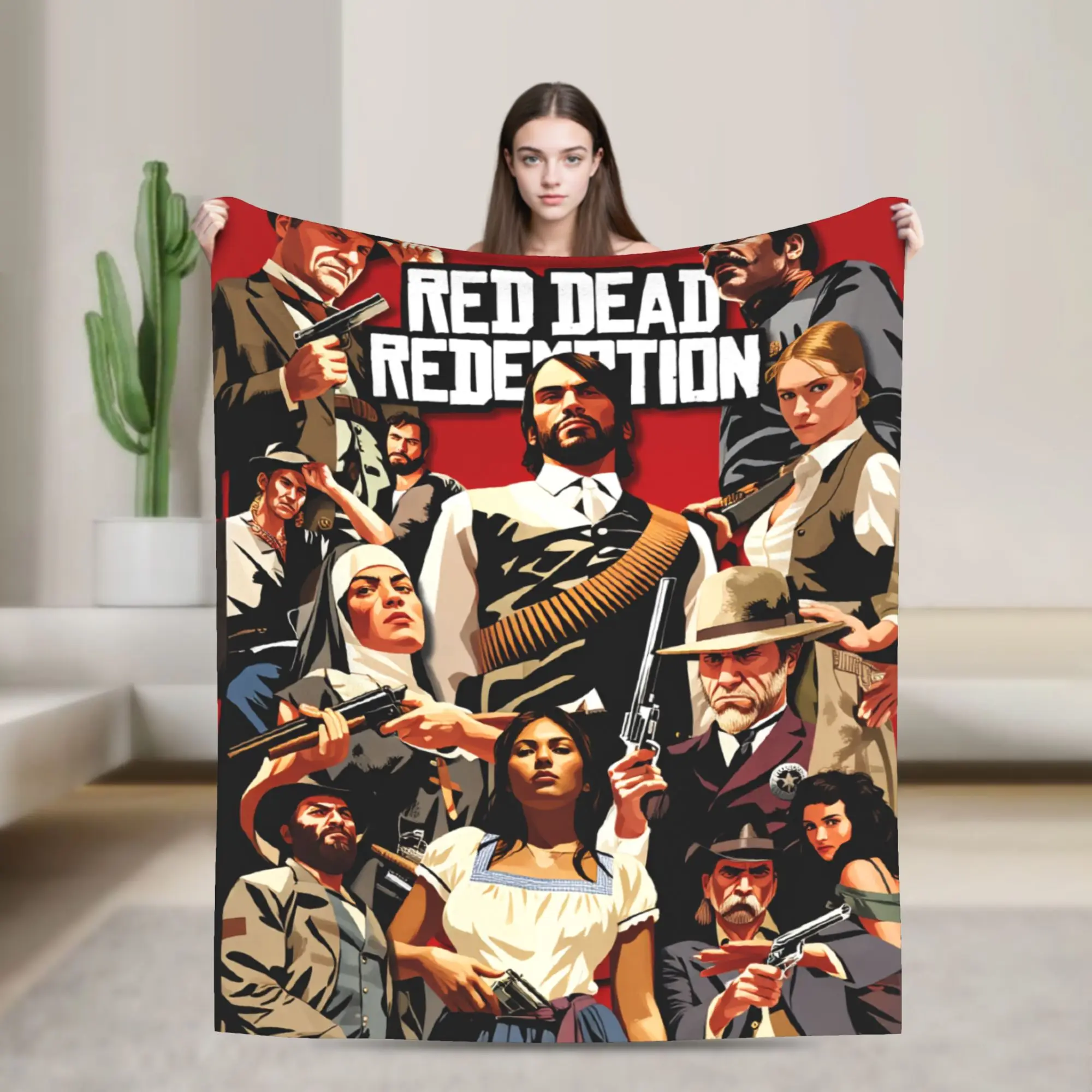 مورغان هارتس ويست كاوبوي البطانيات لينة الدافئة الجمالية أفخم رمي بطانية للأطفال الكبار الأريكة السرير الفانيلا المفرش غطاء السرير #1