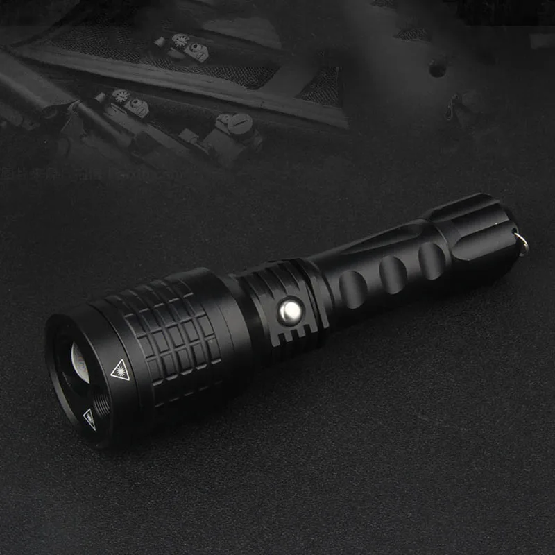 Laser Flashlight Strong Light Led Charging Long-range Zoom Lighting Outdoor Household Infrared Green Laser Light Mini Flashlight