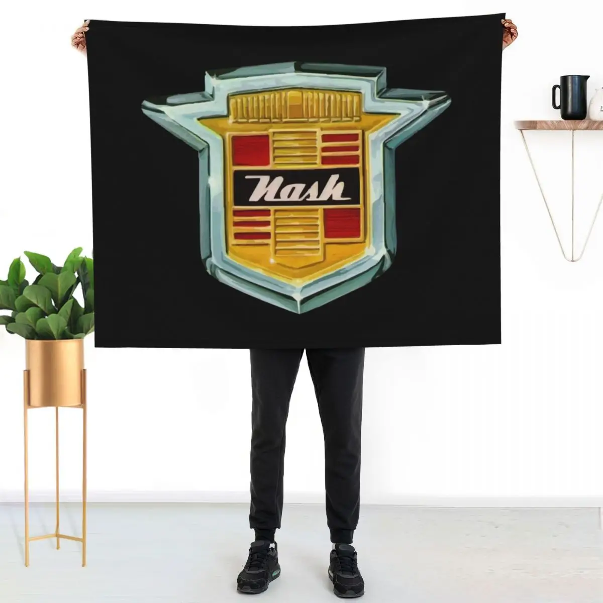 Nash Motors Co. Logo Throw Blanket Sofa Quilt Blankets For Bed Single Giant Sofa Soft Big Bed covers Blankets