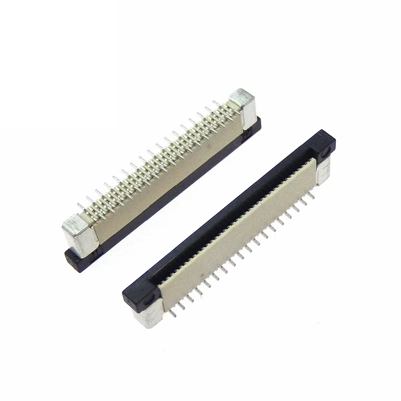 5/10pcs Fpc Ffc Socket 0.5mm Pitch 4 5 6 8 10 12 16 18 20 26 28 30 34 40 50p 54 60 Pin Vertical Type Ribbon Flat Cable Connector