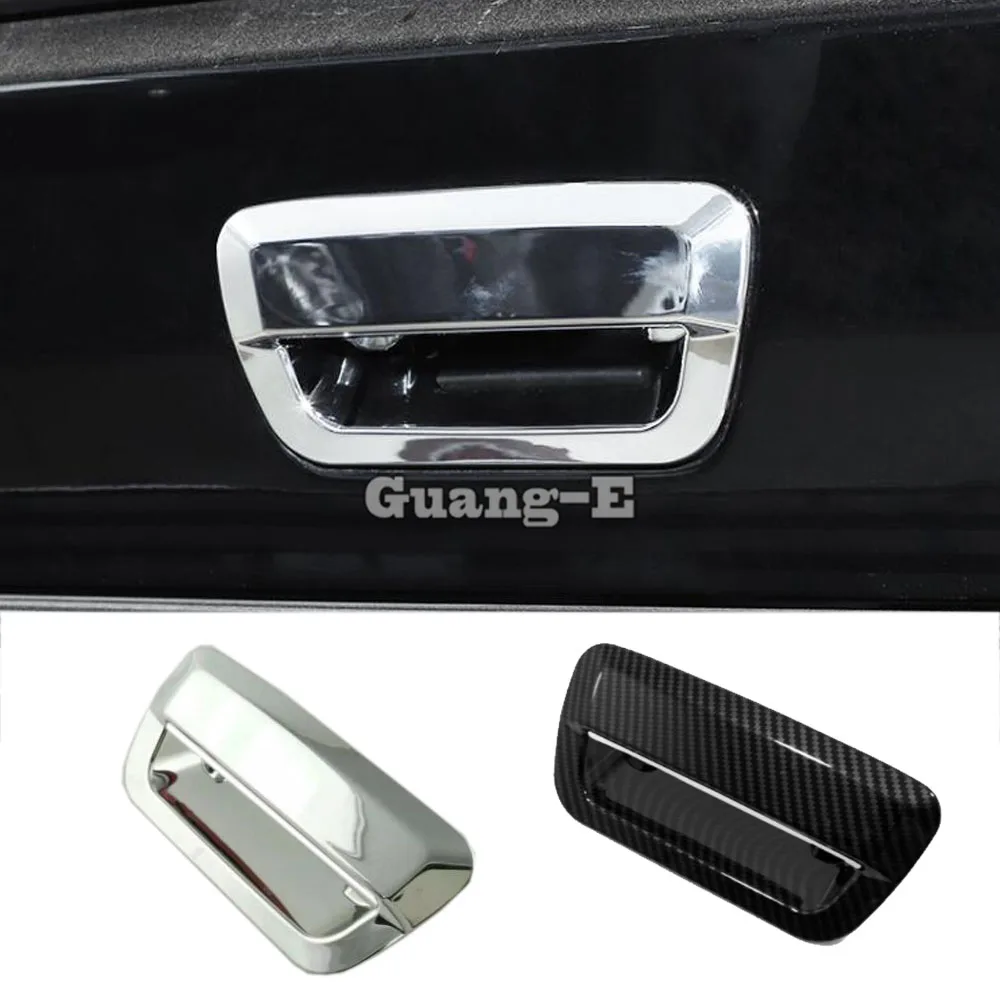 

For Jeep Grand Cherokee 2014 2015 2016 2017 2018 2019 ABS Chrome Car Rear Trunk Puller Door Bowl Decoration Frame Trim 1pcs