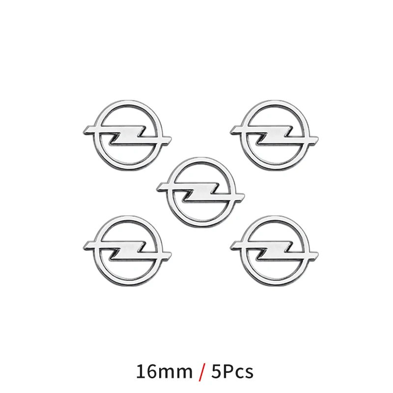 5/10/20 Stück 16mm Auto-Emblem ABS-Aufkleber Schlüssel-Logo für Opel Insignia Astra J F Antara Meriva Zafira H G Corsa Vectra OPC
