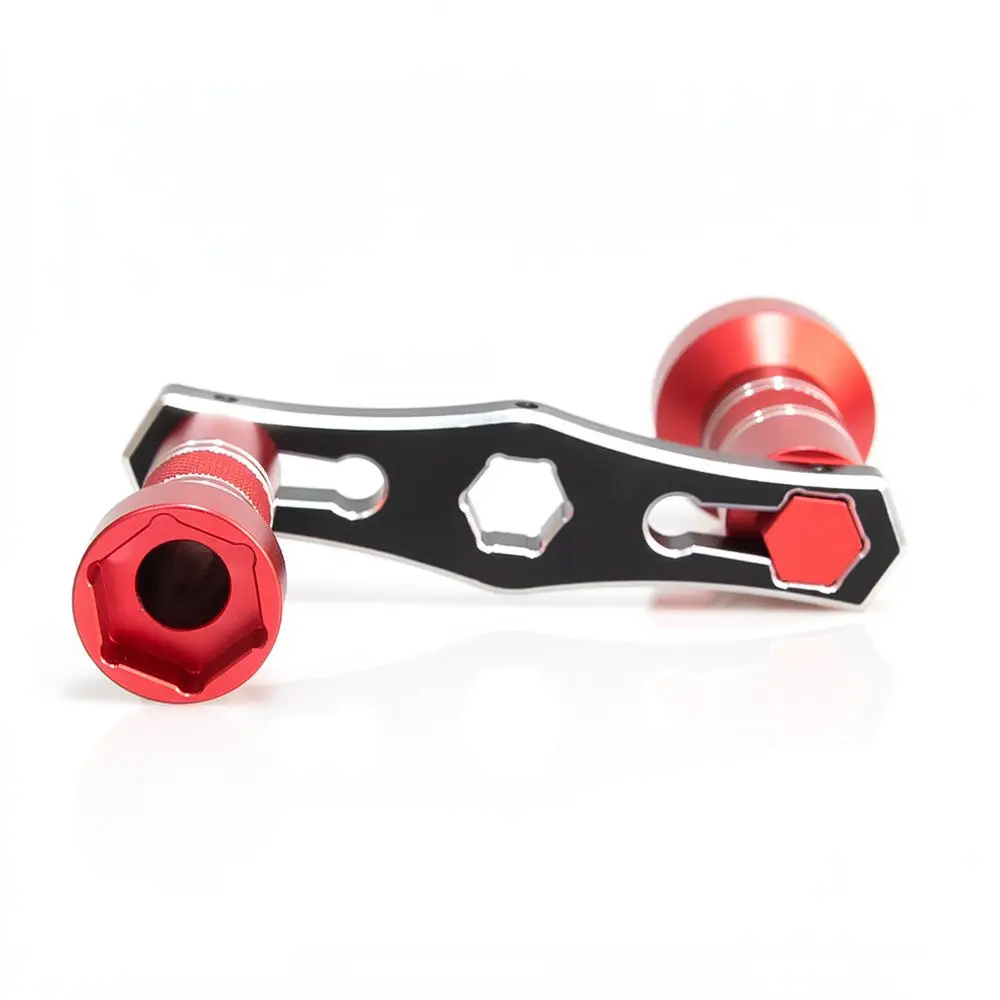 RC Car Maintenance Tool Socket Wrench 17mm 24mm Interchangeable Hex Nut Sleeve For 1 10 1 8 Scale Off Road Vehicle Gear