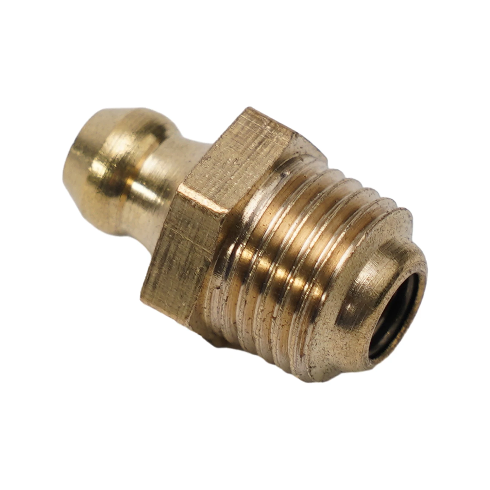 5Pcs Brass Straight Hydraulic Grease Fitting Accessories M10 X 1mm Thread Nipple Machine Tool Connection Supplies