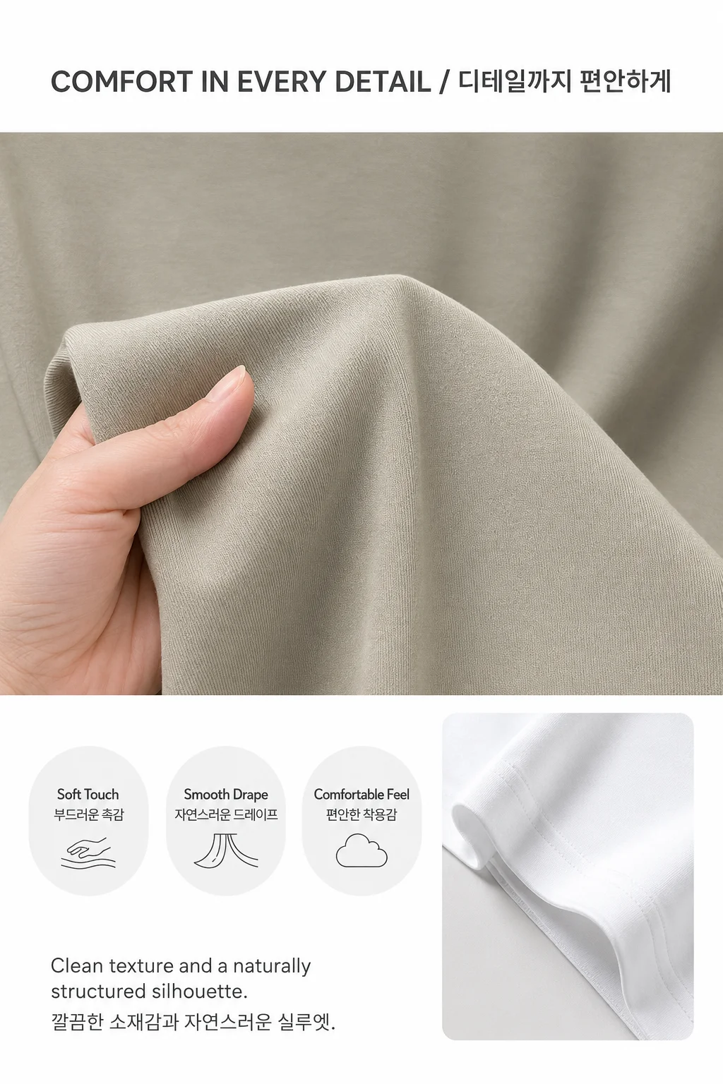 Designer-Sommer-Herren-Kurzarmhemd mit Rundhalsausschnitt, Teddybär-Stickerei, Baumwoll-T-Shirt, vielseitige Freizeitkleidung für den Alltag. – Detail 5