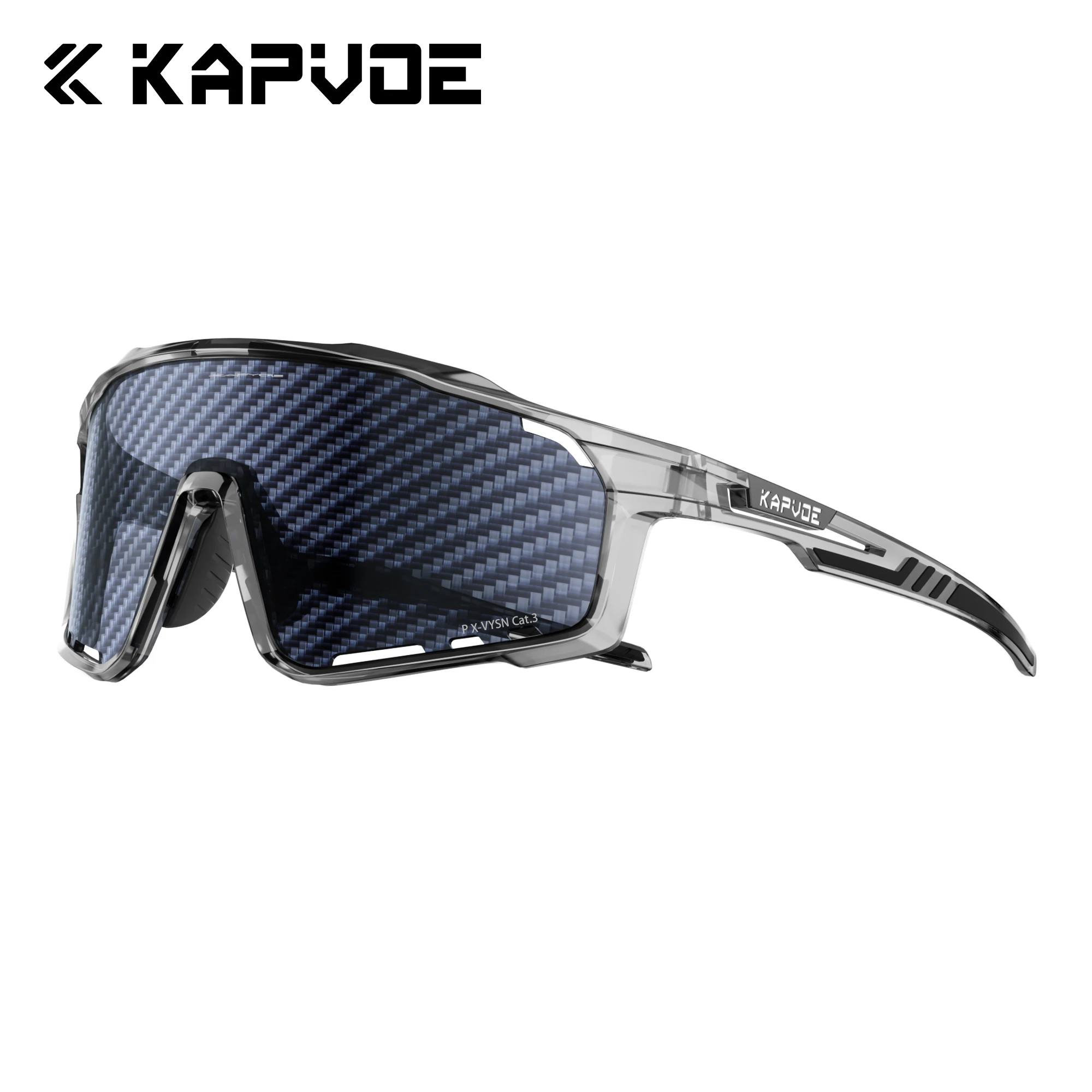 KAPVOE ナノレンズ MTBサイクリングサングラス UV400