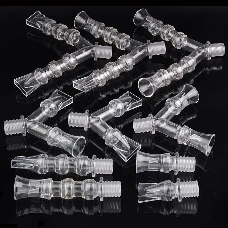 1Pc Adjustable Acrylic Fish Tank Duckbill Transparent Nozzle Aquarium Tank Threaded Nozzle Filter Pump Tornado Water Outlet