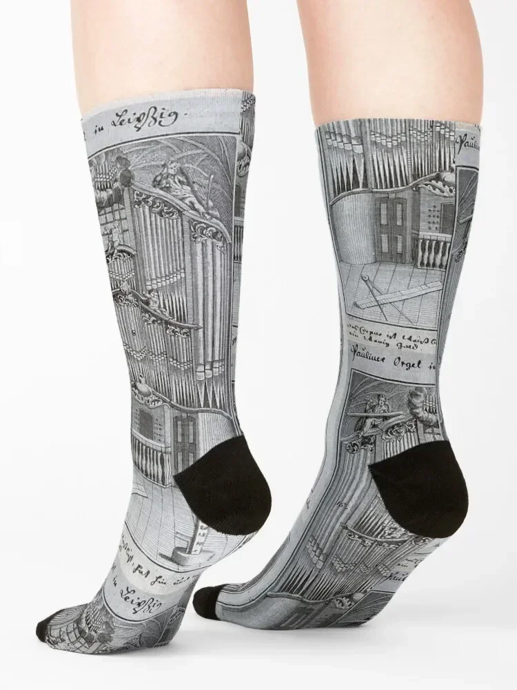 Organ of the St. Paul’s Church (Leipzig) Socks happy Lots valentine gift ideas funny gifts Women Socks Men's