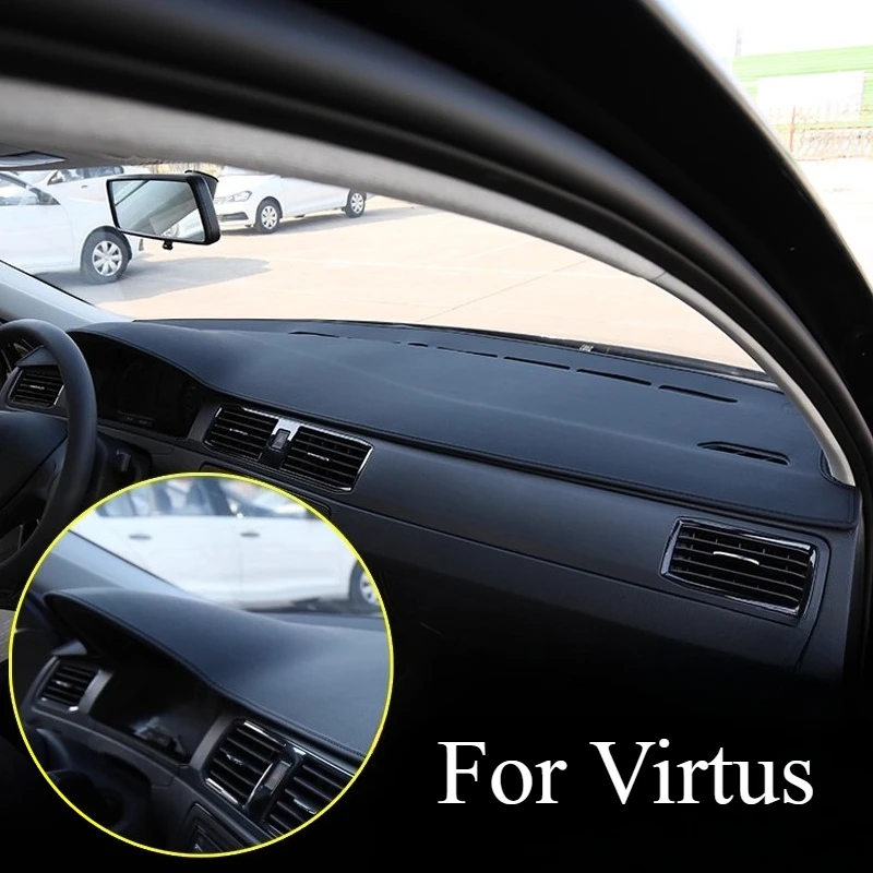 

For Volkswagen Virtus LHD Dashboard Sunshade Mat Center Console Pad Interior Decoration Dashboard Shading Pad Accessories