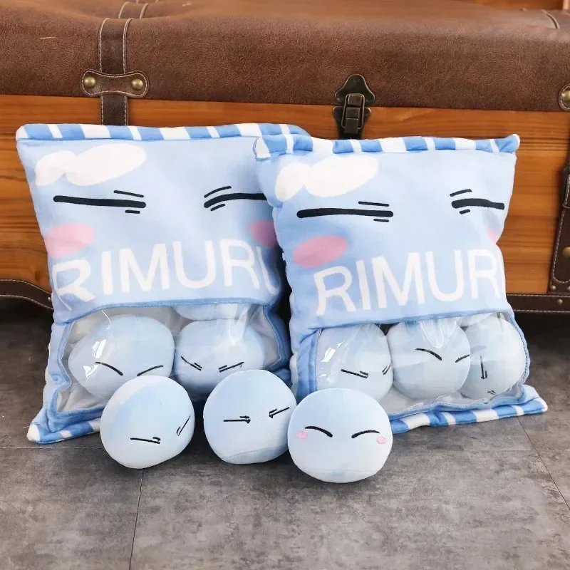 Contains 6 Creative Plush Anime Q-version Stuffed Dolls Pillows Role-playing Props Children Rooms Home Sofas Decorations