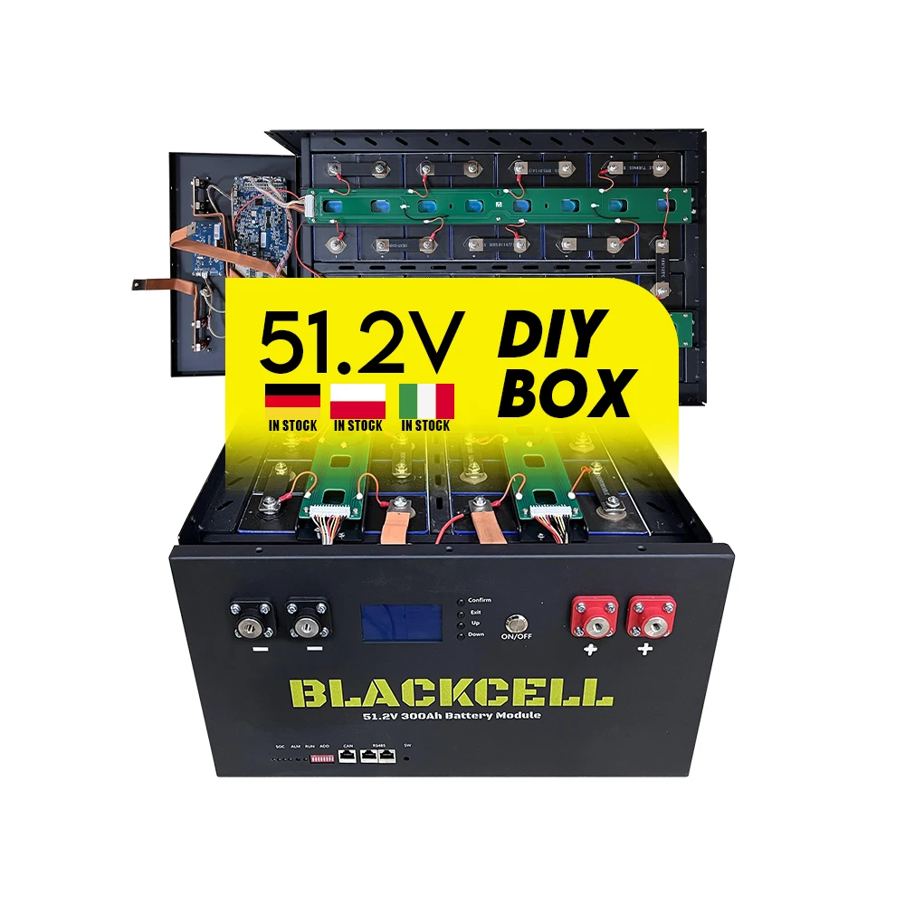 DIY 51,2V 280Ah 302Ah Solar-Powerbank LiFePO4 Batterie Leeres Gehäuse/Box …